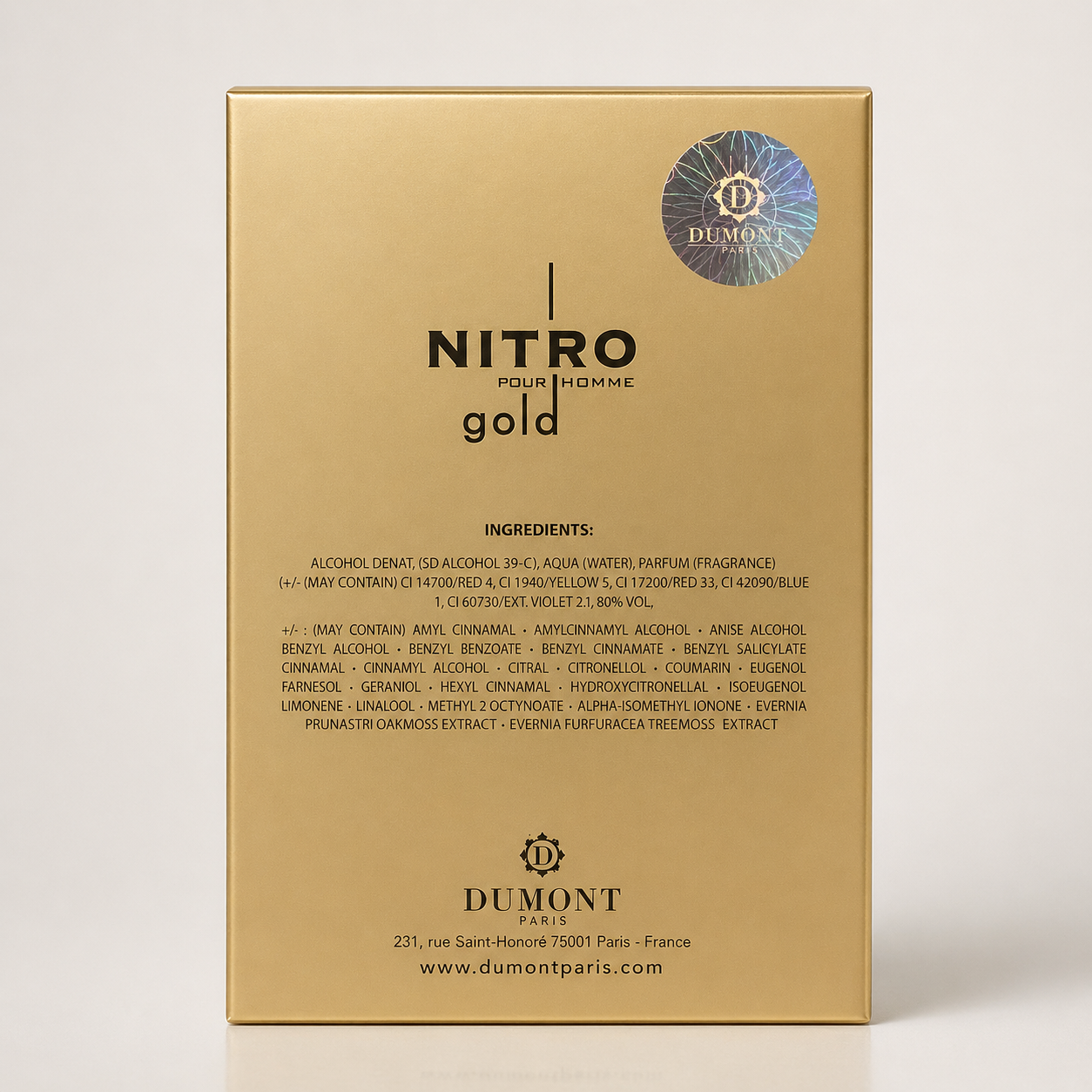 NITRO POUR HOME GOLD EXTRAIT DE PARFUM