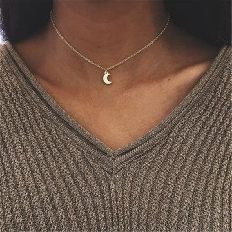 KOTiK Fashion Pearl Choker Necklace for Women, Gold Color Goth Chocker Jewelry on the Neck Pendant Collar for Girl New 2025