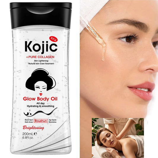 Aceite corporal hidratante  kojic acid 200ml cuidado para la piel