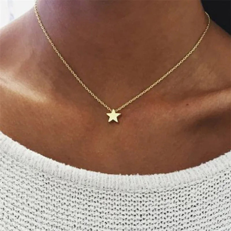 KOTiK Fashion Pearl Choker Necklace for Women, Gold Color Goth Chocker Jewelry on the Neck Pendant Collar for Girl New 2025