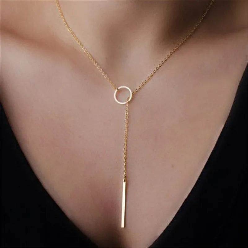 KOTiK Fashion Pearl Choker Necklace for Women, Gold Color Goth Chocker Jewelry on the Neck Pendant Collar for Girl New 2025