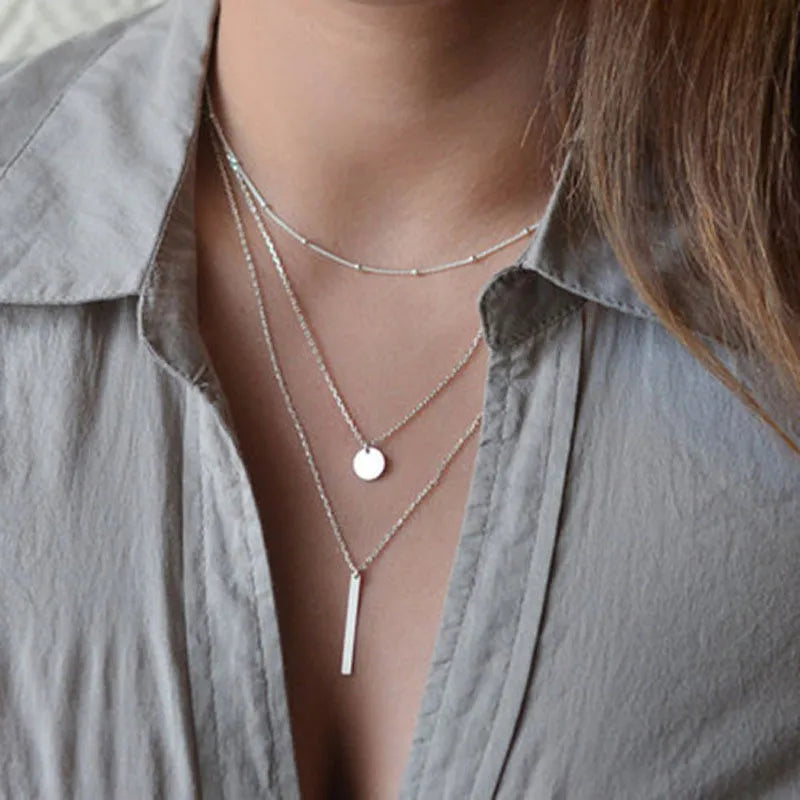 KOTiK Fashion Pearl Choker Necklace for Women, Gold Color Goth Chocker Jewelry on the Neck Pendant Collar for Girl New 2025